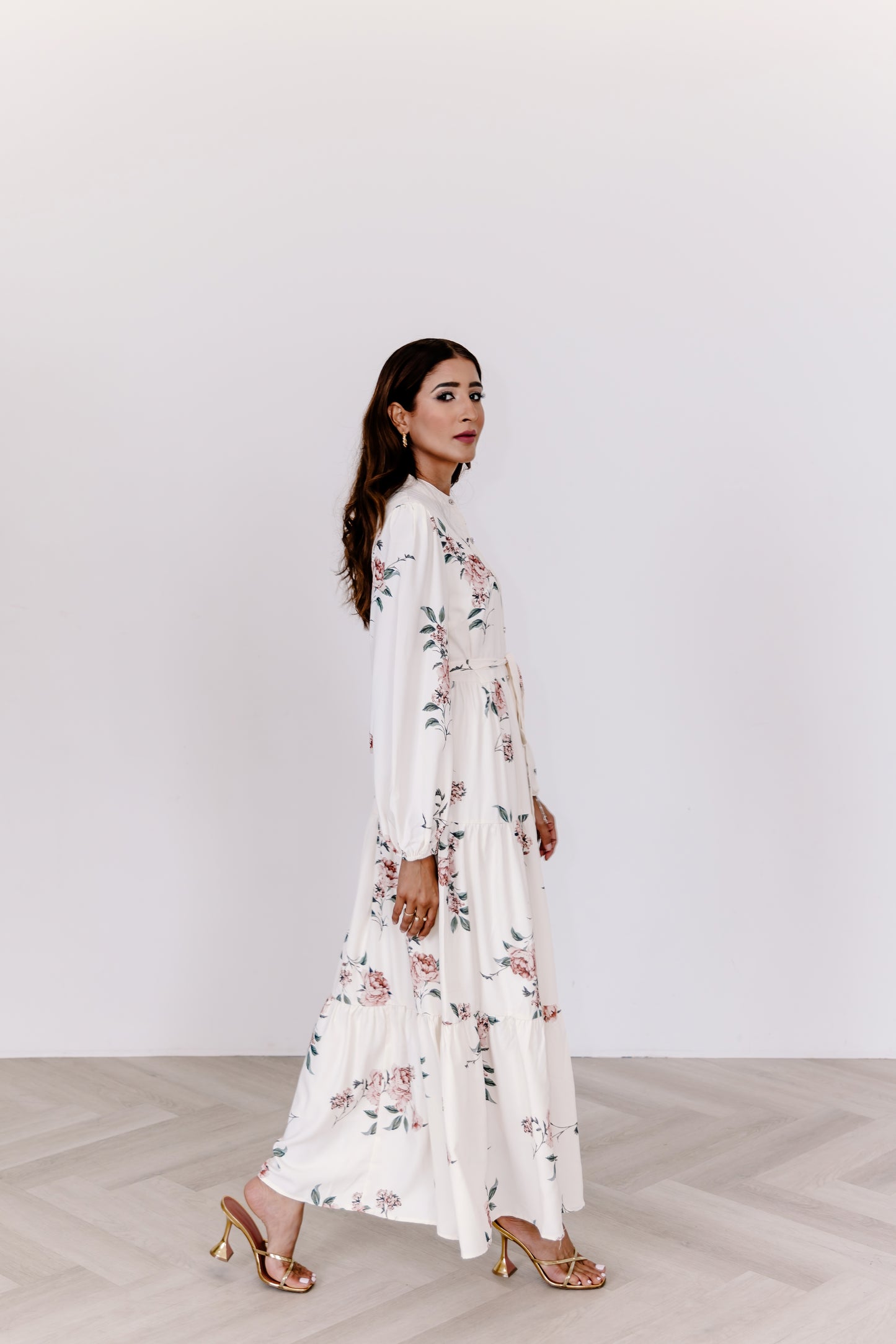 Robe longue Amirah - Fleur