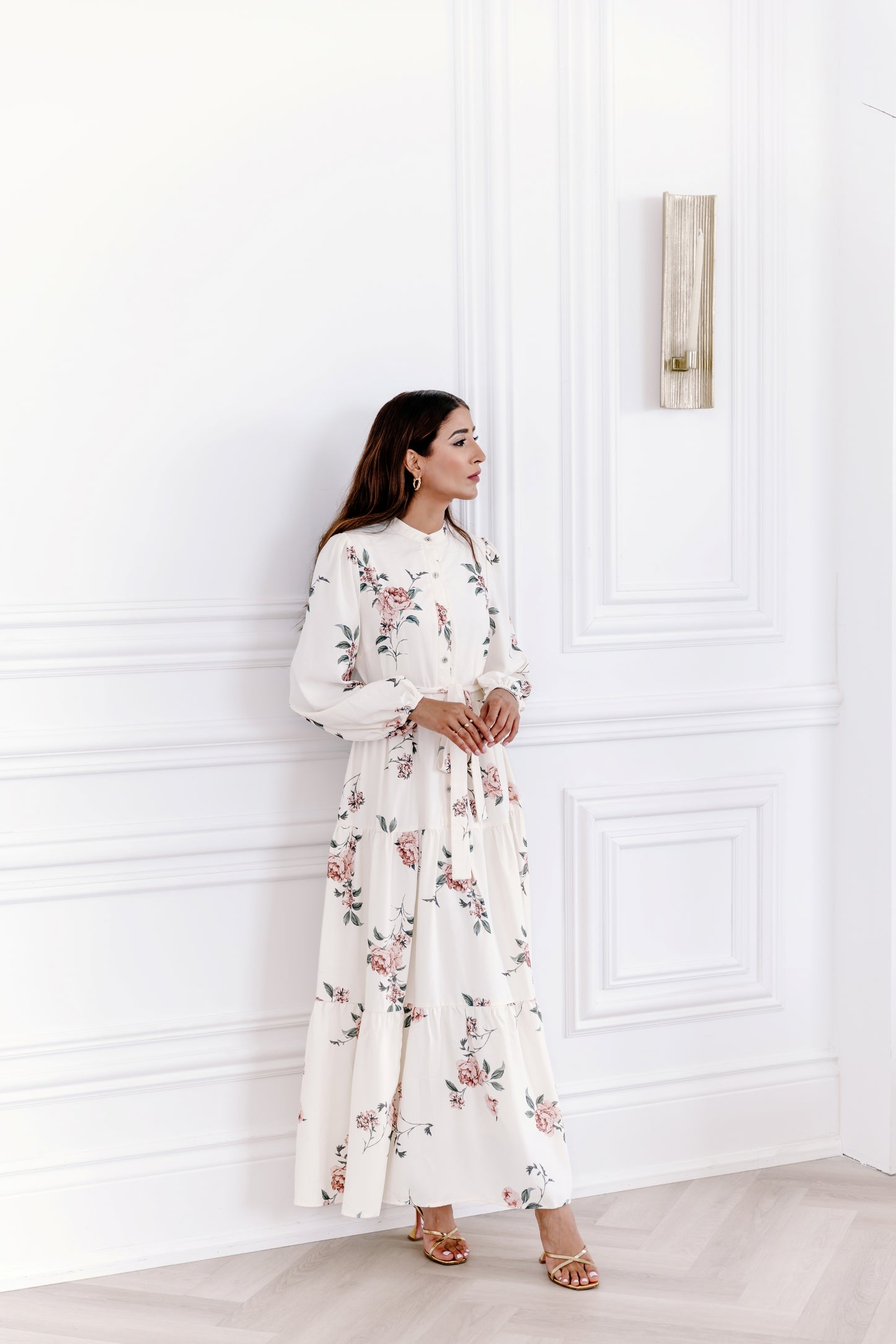 Robe longue Amirah - Fleur