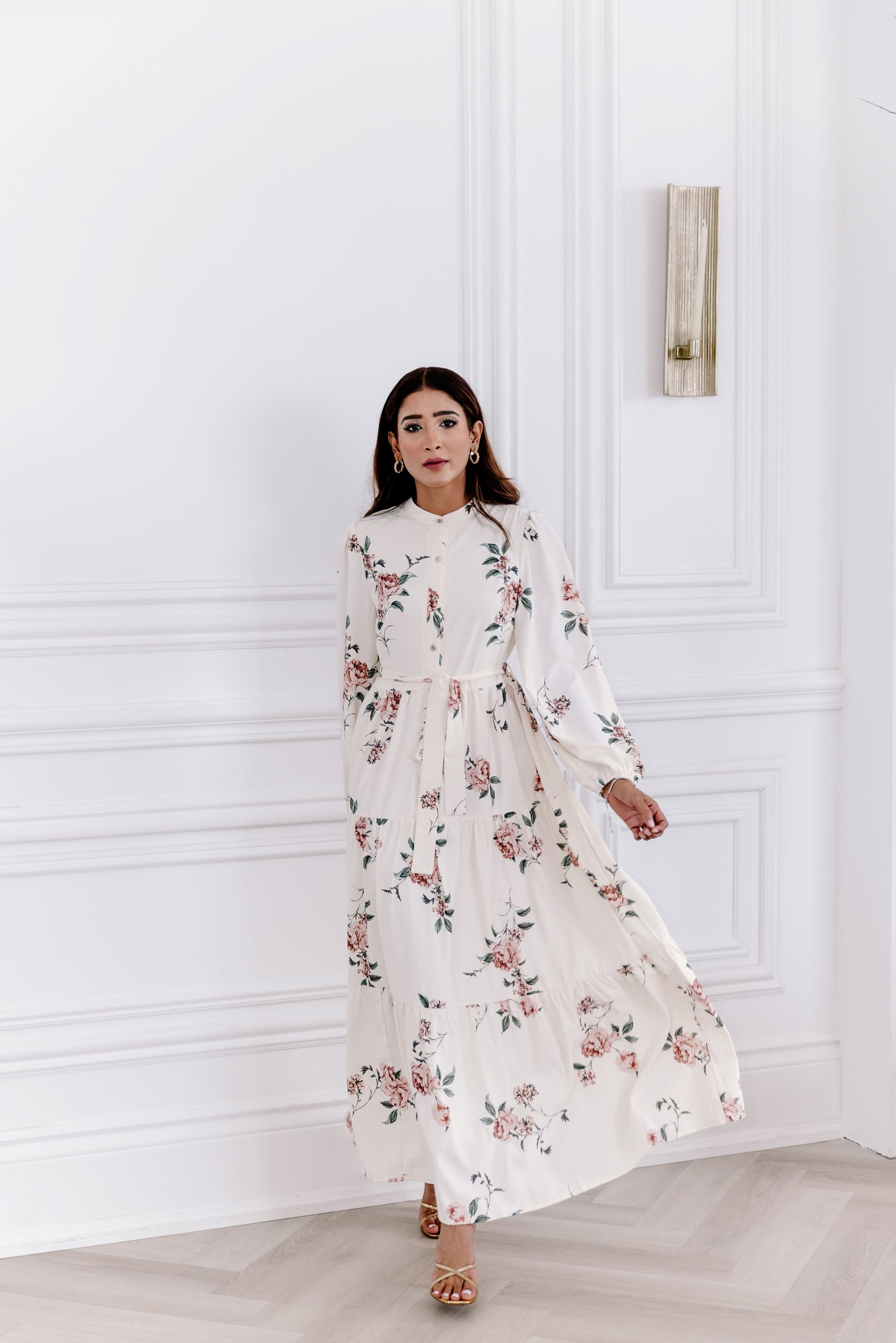 Robe longue Amirah - Fleur